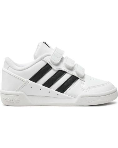 girl and boy Trainers ADIDAS ZAPATILLAS TEAM COURT 2 PARA NINOS EN COLOR BLANCO