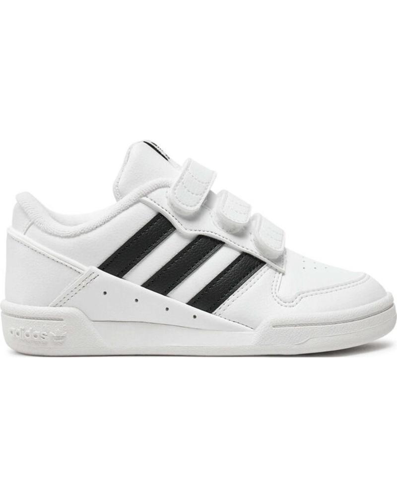 Sneaker für Mädchen und Junge ADIDAS ZAPATILLAS TEAM COURT 2 PARA NINOS EN COLOR BLANCO