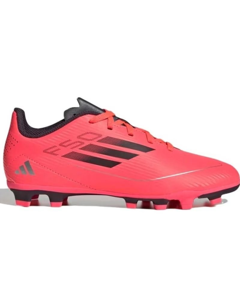 Deportivas-De-Niña-ADIDAS-BOTAS-DE-FUTBOL-F50-CLUB-FXG-PARA-NINOS-UNISEX-EN-COLOR-ROJO
