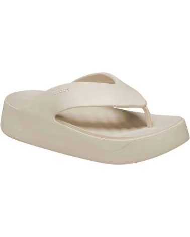Sandalias de Mujer CROCS SANDALIAS GETAWAY PLATFORM FLIP PARA MUJER EN COLOR BEIGE
