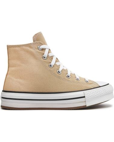 Esportes  de Menina e Menino CONVERSE ZAPATILLAS CHUCK TAYLOR ALL STAR EVA LIFT PARA NINOS UNISEX BEIGE