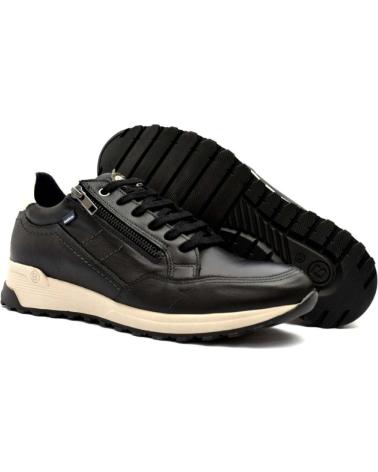 Deportivas de Hombre y Niño BAERCHI - BLUCHER DEPORTIVO PIEL NEGRO
