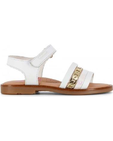 Sandálias de Menina PABLOSKY SANDALIA CORAZONES PLATA KANSAS BLANCO