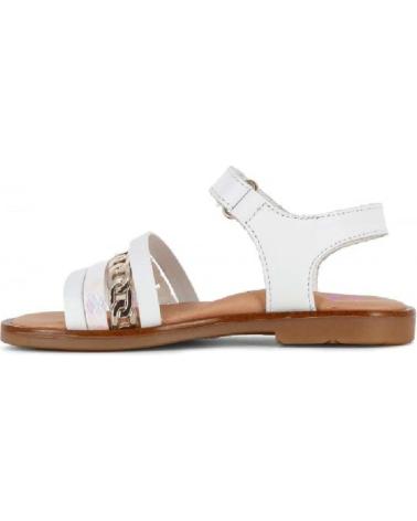 Sandálias de Menina PABLOSKY SANDALIA CORAZONES PLATA KANSAS BLANCO
