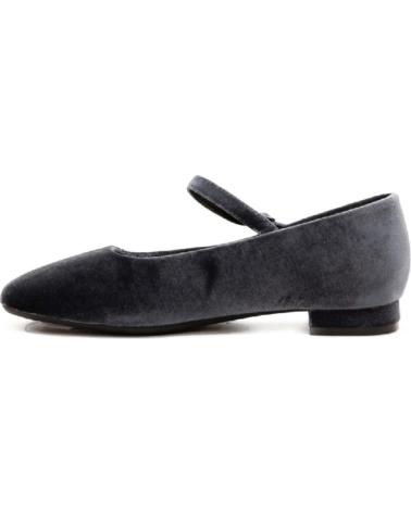 Bailarinas per Donna AZAREY MANOLETINA TERCIOPELO TACON BAJO GRIS