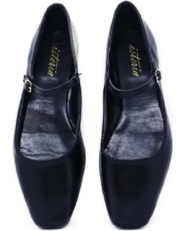Halbschuhe für Damen ISTERIA MANOLETINAS PARA MUJER EN COLOR NEGRO NEGRO