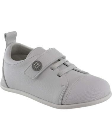 Sportivo per Bambina e Bambino ANDANINES - ZAPATILLAS PIEL VELCRO RESPETUOSO BLANCO