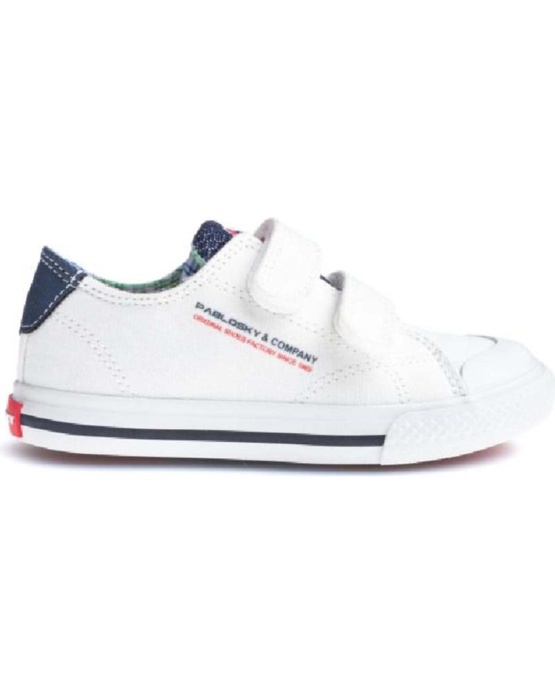 girl and boy Trainers PABLOSKY ZAPATILLAS PARA NINOS EN COLOR BLANCO
