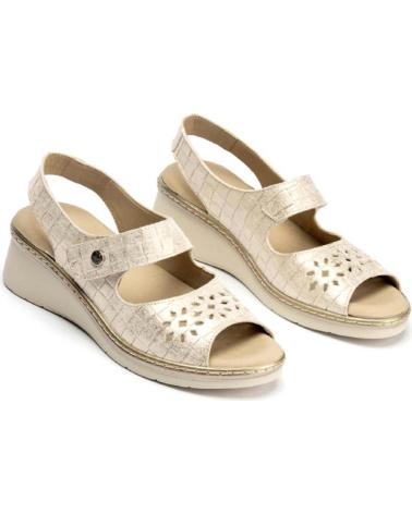 Sandalias de Mujer PITILLOS SANDALIA VELCRO MUJER MODELO 5680 ORO GOLD
