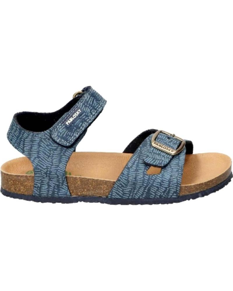 Sandals-De-Niño-PABLOSKY---SANDALIA-BIO-VELCRO-HEBILLA-AZUL-JEANS-OSCURO