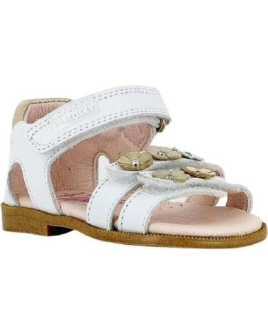 Sandales pour Fille PABLOSKY SANDALIA FLORECITAS DORADAS 093200 BLANCO