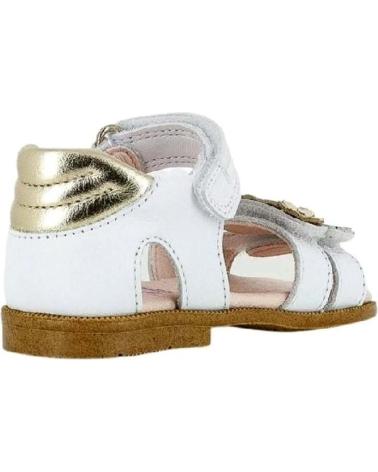 Sandales pour Fille PABLOSKY SANDALIA FLORECITAS DORADAS 093200 BLANCO