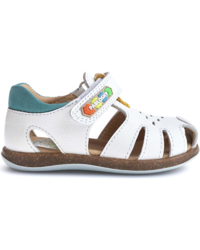 Sandales pour Garçon PABLOSKY SANDALIAS 0420 PARA NINOS EN COLOR BLANCO