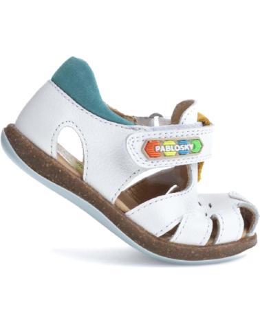 Sandales pour Garçon PABLOSKY SANDALIAS 0420 PARA NINOS EN COLOR BLANCO