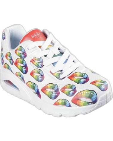 Trainers-De-Mujer-SKECHERS-ZAPATILLAS-UNO-PARA-MUJER-EN-COLOR-BLANCO