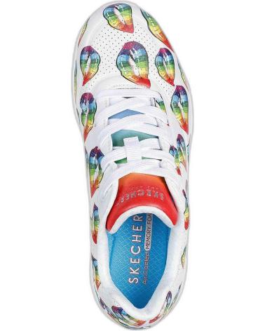 Trainers-De-Mujer-SKECHERS-ZAPATILLAS-UNO-PARA-MUJER-EN-COLOR-BLANCO