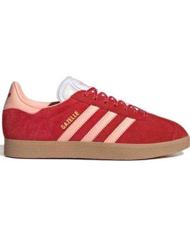 Sportivo per Donna ADIDAS ZAPATILLAS GAZELLE PARA MUJER EN COLOR ROJO