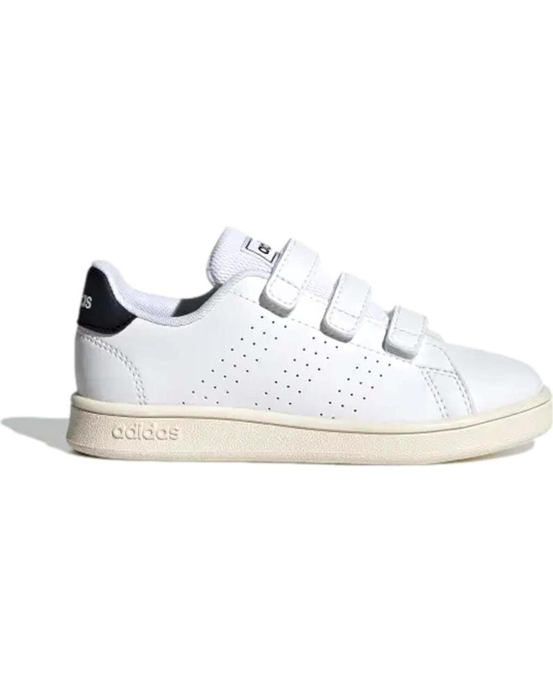 Sneaker für Mädchen und Junge ADIDAS ZAPATILLA 3 VELCROS WHITE