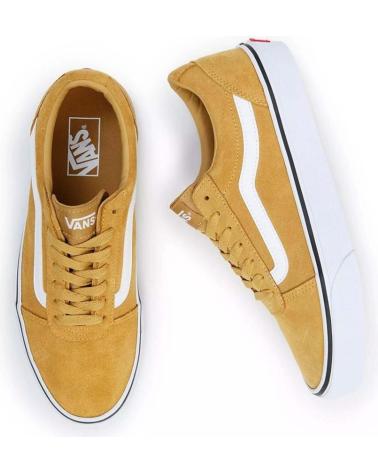 Zapatillas deporte de Hombre VANS OFF THE WALL VANS VN0A5HTSGLW1 SUEDE GOLD-WHITE