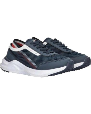 TOMMY HILFIGER ZAPATILLAS DE MODA EN COLOR AZUL