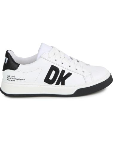 Trainers-De-Mujer-DKNY-ZAPATILLAS-DEPORTIVAS-BLANCAS-DE-PIEL-UNISEX-MODELO-D6012410-MULTICOLOR