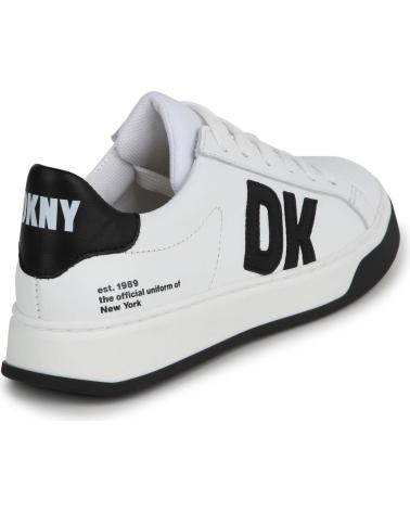 Trainers-De-Mujer-DKNY-ZAPATILLAS-DEPORTIVAS-BLANCAS-DE-PIEL-UNISEX-MODELO-D6012410-MULTICOLOR