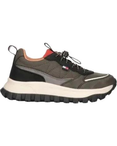 TÊNIS ESPORTIVOS TOMMY HILFIGER T3B9-33146-1492X693 VERDE ESCURO MULTICOLOR