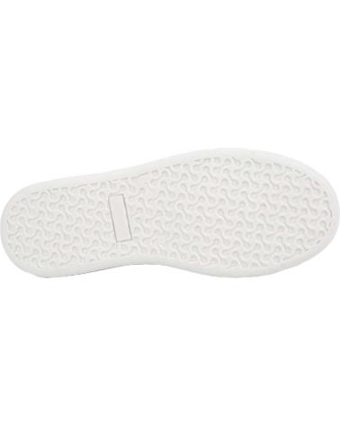 BASKETS DKNY D5900510P BLANCHES AVEC CONTRASTE NOIR MULTICOLOR