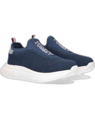 TOMMY HILFIGER SLIP-ON SPORTSCHUHE T3B4322460735800 MARINEBLAU MULTICOLOR