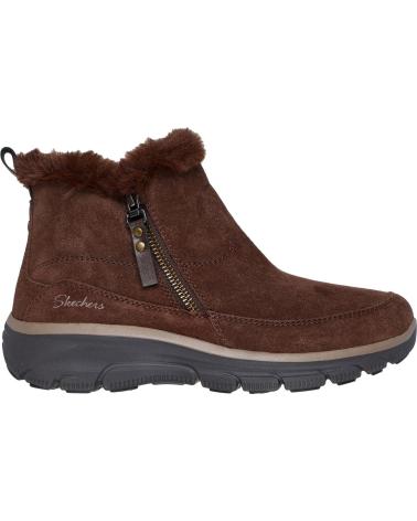 Mid-Boots-De-Mujer-SKECHERS-BOTINES-RELAXED-FIT-EASY-GOING---COOL-ZIP-PARA-MUJER-EN-COLO-MARRON