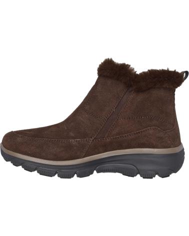 Mid-Boots-De-Mujer-SKECHERS-BOTINES-RELAXED-FIT-EASY-GOING---COOL-ZIP-PARA-MUJER-EN-COLO-MARRON