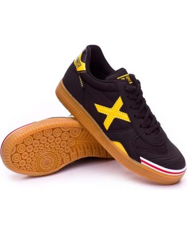 Sapatilhas de Menina e Menino MUNICH GRESCA KID 1500606 NEGRO NEGRO