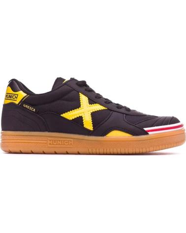 Sapatilhas de Menina e Menino MUNICH GRESCA KID 1500606 NEGRO NEGRO
