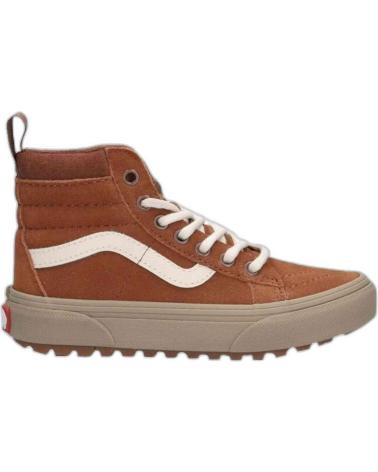 girl and boy Trainers VANS OFF THE WALL ZAPATILLAS VANS MTE SK8-HI PARA NINOS UNISEX EN COLOR MARRON