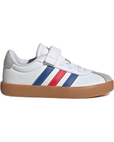 Trainers-De-Niña-ADIDAS-ZAPATILLAS-VL-COURT-3-0-C-PARA-NINOS-UNISEX-EN-COLOR-BLANCO