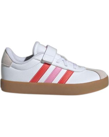 girl and boy Trainers ADIDAS ZAPATILLAS VL COURT 3 0 C PARA NINOS UNISEX EN COLOR BLANCO