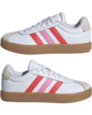 Schuhe für Mädchen und Junge ADIDAS ZAPATILLAS VL COURT 3 0 PARA NINOS UNISEX EN COLOR BLANCO BLANCO