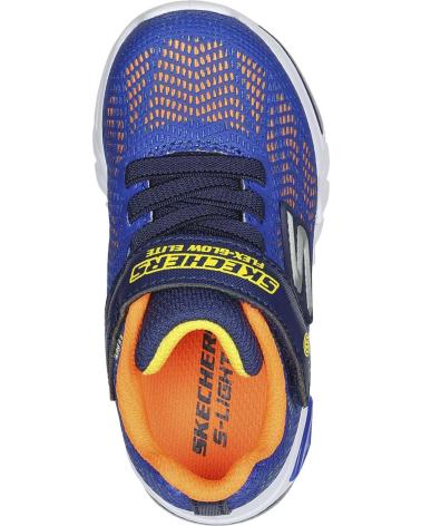 Sneaker für Mädchen und Junge SKECHERS ZAPATILLAS FLEX-GLOW ELITE-VORLO PARA NINOS UNISEX EN COLOR AZUL