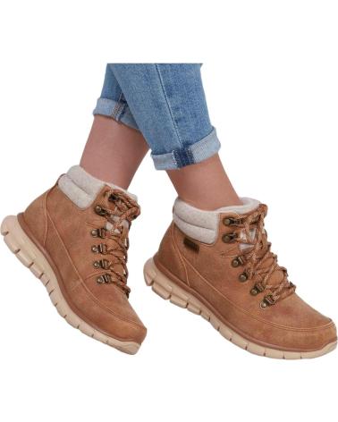 Botins de Mulher SKECHERS BOTINES PARA MUJER EN COLOR MARRON