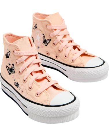 Sportivo-De-Niña-CONVERSE-ZAPATILLAS-CHUCK-TAYLOR-ALL-STAR-EVA-LIFT-PARA-NINOS-UNISEX-ROSA