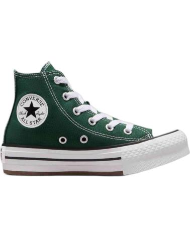 Sportivo per Bambina e Bambino CONVERSE ZAPATILLAS CHUCK TAYLOR ALL STAR EVA LIFT PARA NINOS UNISEX VERDE