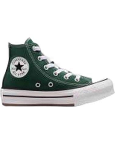 Sportivo per Bambina e Bambino CONVERSE ZAPATILLAS CHUCK TAYLOR ALL STAR EVA LIFT PARA NINOS UNISEX VERDE