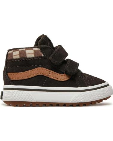 Sneaker für Mädchen und Junge VANS OFF THE WALL ZAPATILLAS VANS MTE SK8-MID REISSUE V PARA BEBE EN COLOR MAR MARRON