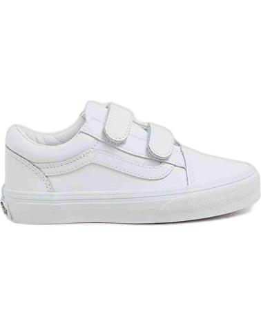 Sneaker für Mädchen und Junge VANS OFF THE WALL ZAPATILLAS VANS OLD SKOOL V PARA NINOS UNISEX EN COLOR BLANC BLANCO