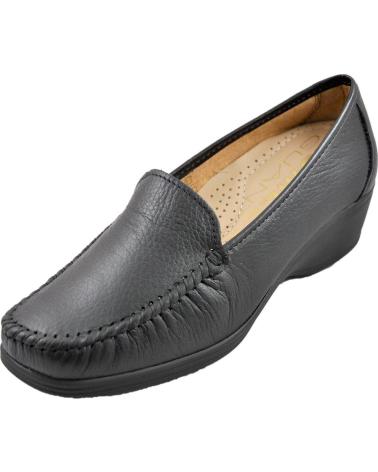 Mocassins de Mulher LUMEL - MOCASIN MUY ANCHO PLANTILLA EXTRAIBLE LIGEROS F NEGRO