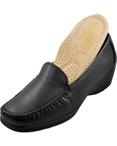 Mocassins de Mulher LUMEL - MOCASIN MUY ANCHO PLANTILLA EXTRAIBLE LIGEROS F NEGRO