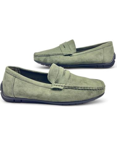 Man Mocasines TIMBOS MOCASIN COMODO DE HOMBRE 131225 VERDE