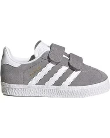 Sportschuhe für Mädchen und Junge ADIDAS ZAPATILLAS GAZELLE PARA BEBE EN COLOR GRIS GRIS