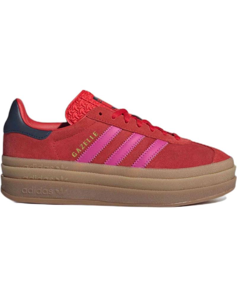 Esportes  de Mulher ADIDAS ZAPATILLAS GAZELLE BOLD PARA MUJER EN COLOR ROJO