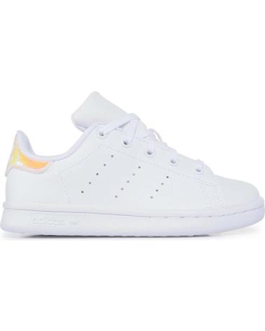Sneaker für Mädchen und Junge ADIDAS ZAPATILLAS STAN SMITH C PARA NINOS UNISEX EN COLOR BLANCO